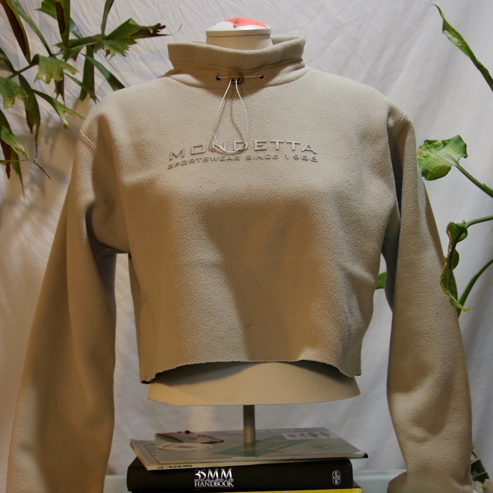 Cropped Fleece Sweater